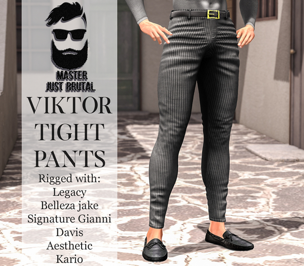 MJB Viktor tight pants Grey