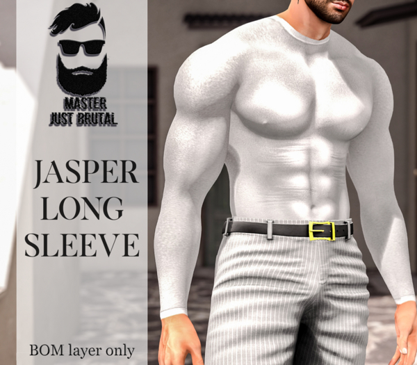 MJB Jasper (Viktor) long sleeve White BOM