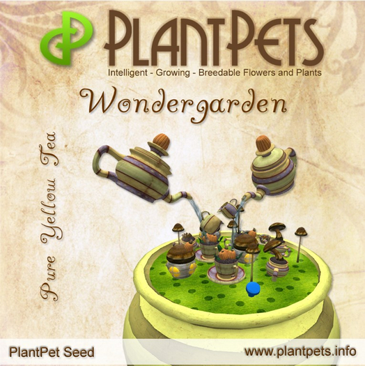 PlantPet Seed [Wondergarden *Pure Yellow Tea*]