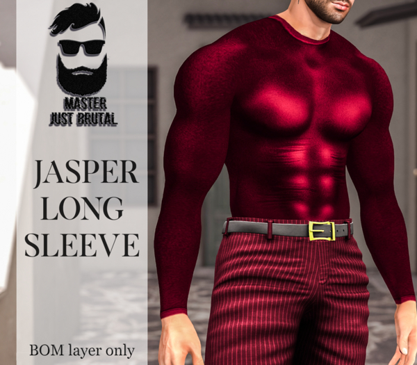 MJB Jasper (Viktor) long sleeve Burgundy BOM