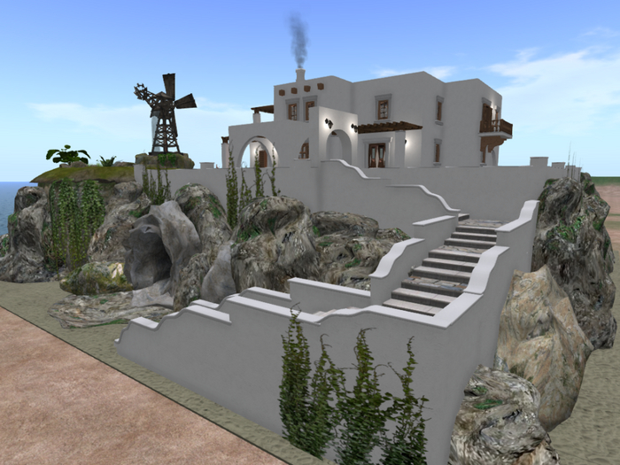 Iraklia House with cave