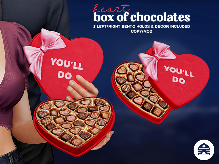 hive // heart box of chocolates . youll do