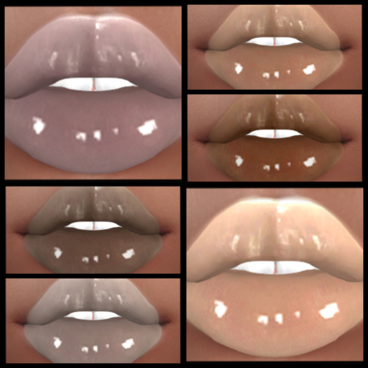 * E.S* - Lolli - Tan Gloss  Lipsticks EvoX