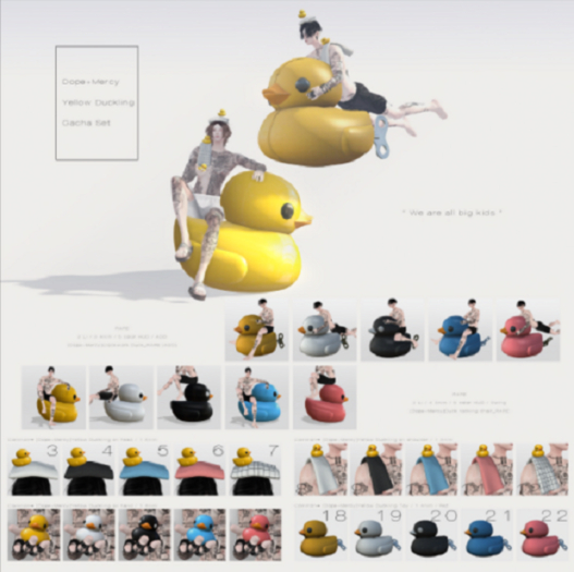 [Dope+Mercy]Yellow Duckling on hand_Pink #17