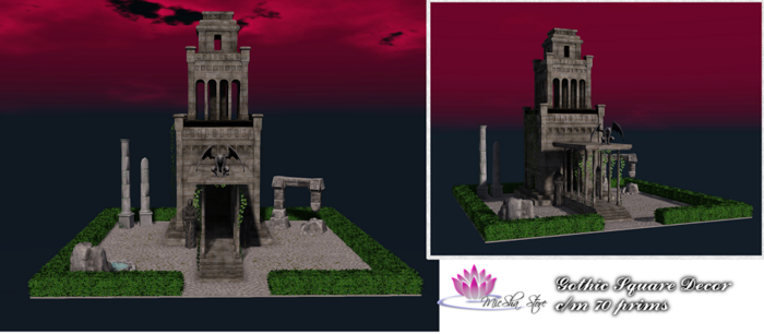 MICSHA-GOTHIC SQUARE DECOR