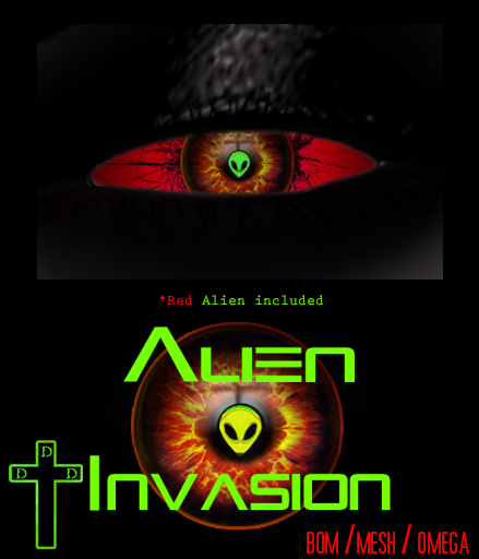 DDD Alien Invasion - Green, Yellow, Red [ADD]
