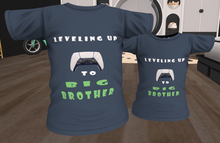 H4-Leveling Up Blue Tee (Youth/Td)