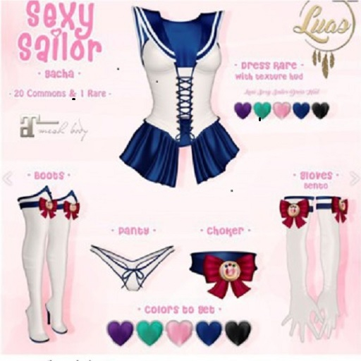 Luas Sexy Sailor Dress RARE