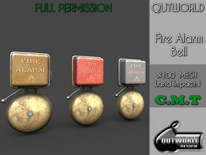 .::QUTWORLD Fire Alarm Bell Set::.FP 