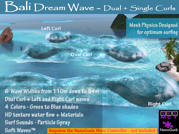 Bali Dream Dual & Single Curl Waves