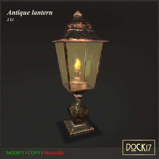 #Dock17# Antique lantern package (ADD)