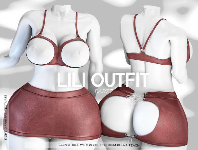 l DARZT l LILI OUTFIT l RED  I  INITHIUM & PEACH