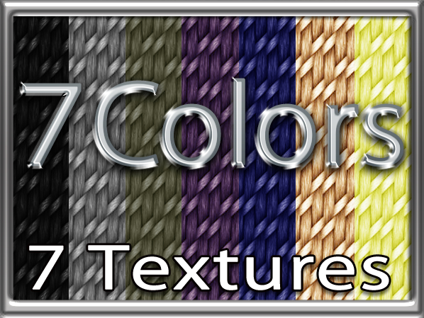 Zoy Texture [ Braided Basket Weave 04 ] 7 Colors
