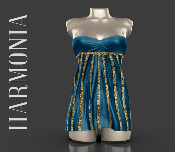 Blue Strass Dress Reborn Juicy