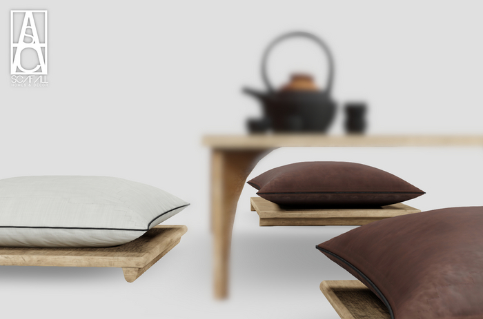 - Scafall - Kukicha Floor Pillow (Texture Change)