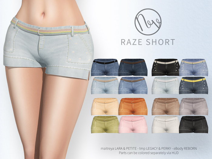 neve short - raze fatpack