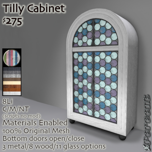 % Tilly Cabinet *MESH*