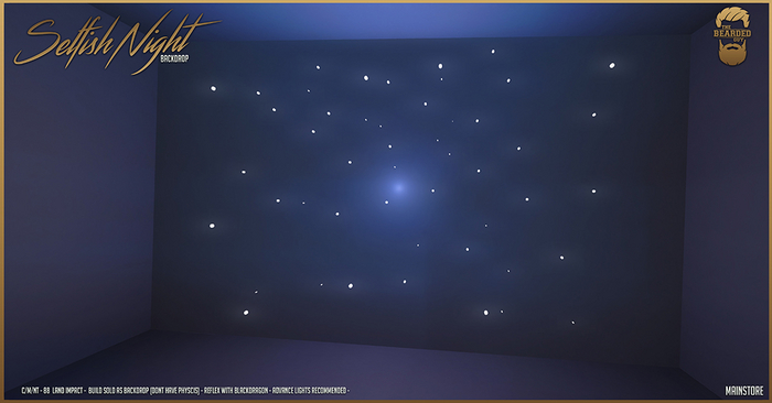 Selfish Night Backdrop - The Bearded Guy