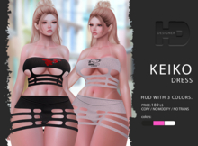 H Designer - Keiko DRESS - (ADD BOX)