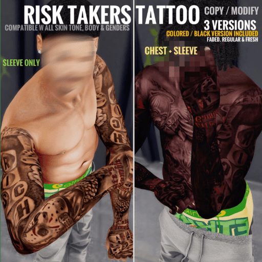 BOM // RISK TAKERS TATTOO 2 VSN