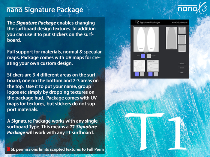NANO T1 Signature Package