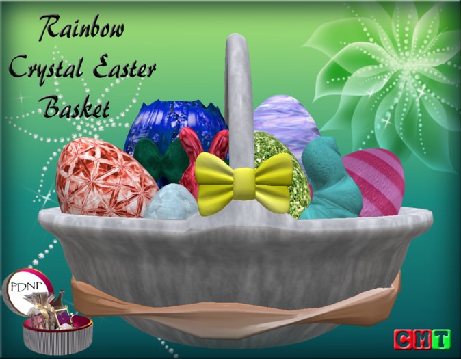 PDN: RAINBOW CRYSTAL EASTER BASKET