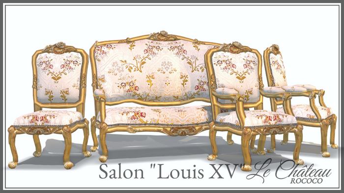 Fatpack - Salon "Style Louis XV" - Le Chateau Rococo