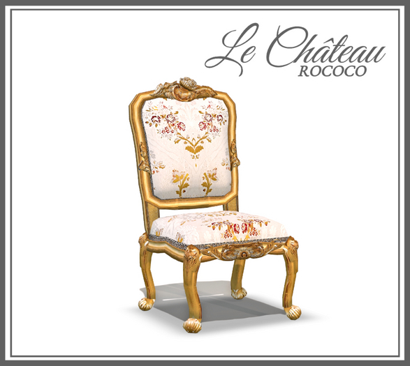 Chaise "Style Louis XV" - Le Chateau Rococo