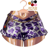 #MEWSERY Florence Shorts{#29 Cow.Amethyst}
