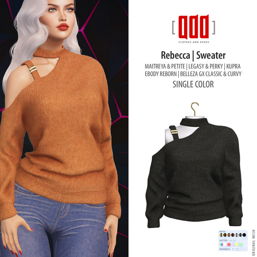 [ADD] Rebecca Sweater - Black