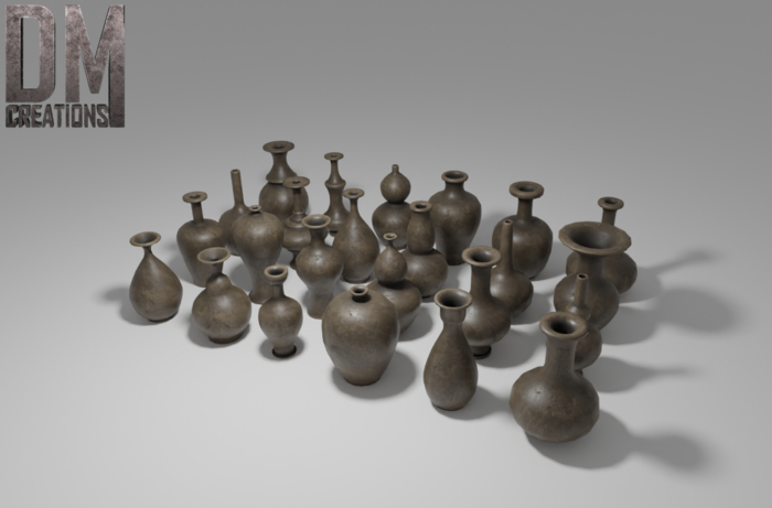 Vase Sets Full Perm Mesh