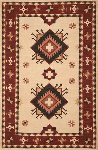 SO Rugs Tribal Collection - Rainshadow Burgundy