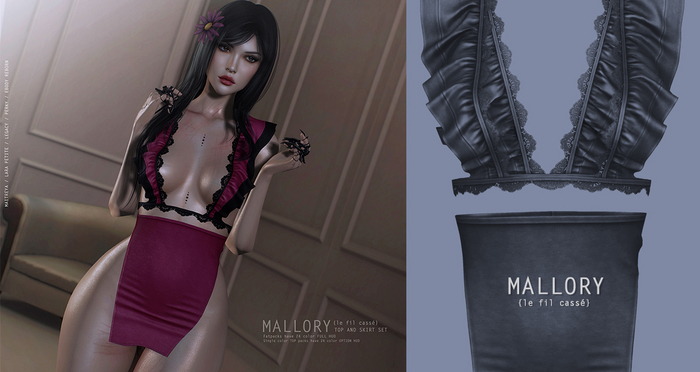 {le fil cassé} Mallory Set Graphite