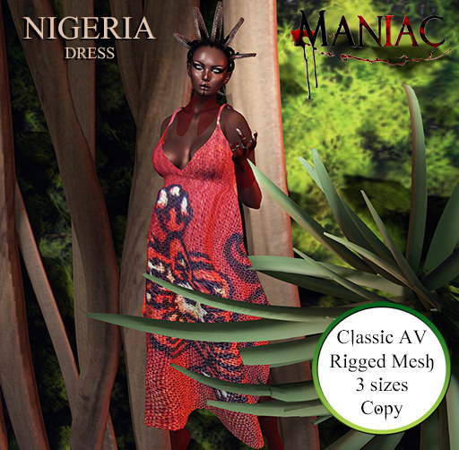 NIGERIA Rococo Mesh Dress 
