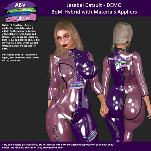 [ABV] Jezebel Catsuit - DEMO
