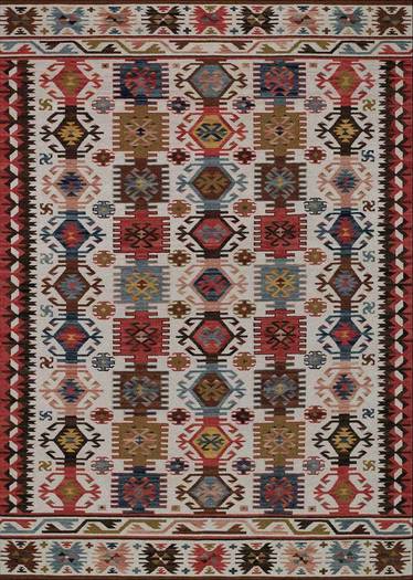 SO Rugs Tribal Collection - Tribal Ivory