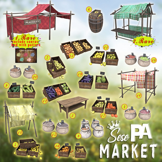 1. Sese & PA - Market - Booth  A  RARE