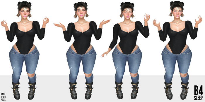 b4sleep :: Manu Set Pose GIFT