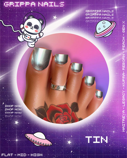Grippa Pedi:: Tin Set