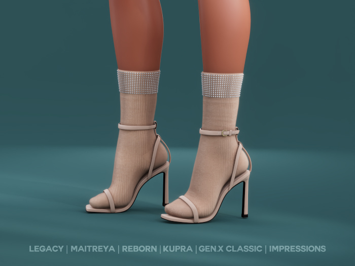 $NT Sock Sandals IVORY