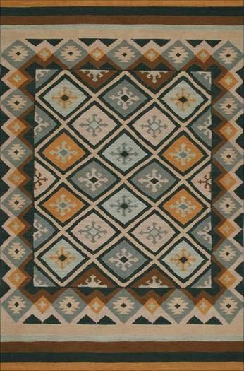 SO Rugs Tribal Collection - Yucca Leaf Blue