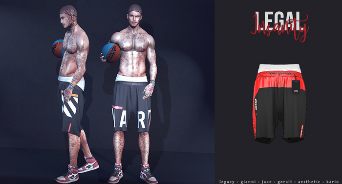 Legal Insanity - Nick jogger shorts #13