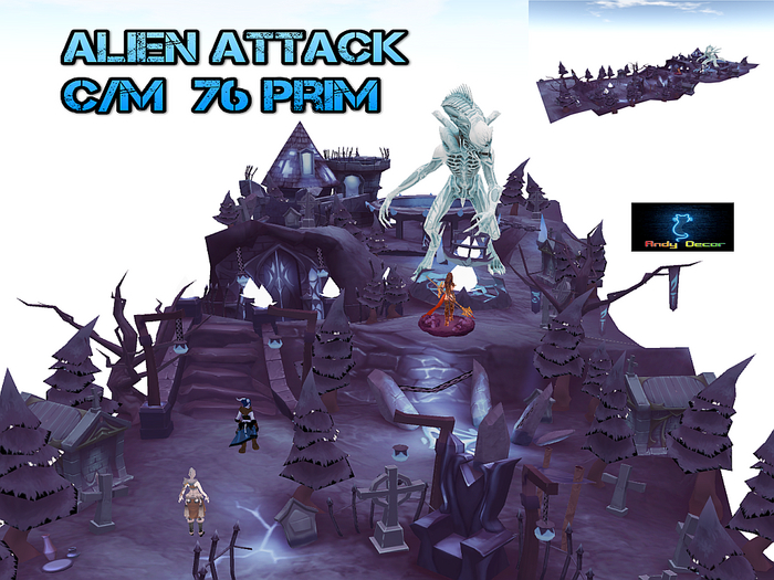 Second Life Marketplace - free alien attack