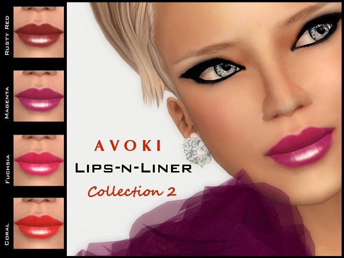 AVOKI - Lips-N-Liner Collection 2 - FatPack