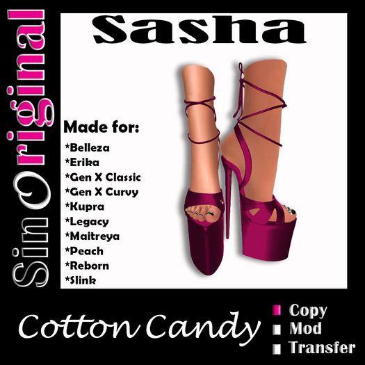 Sasha Heels [COTTON CANDY] ADD ME