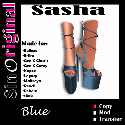 Sasha Heels [BLUE] ADD ME