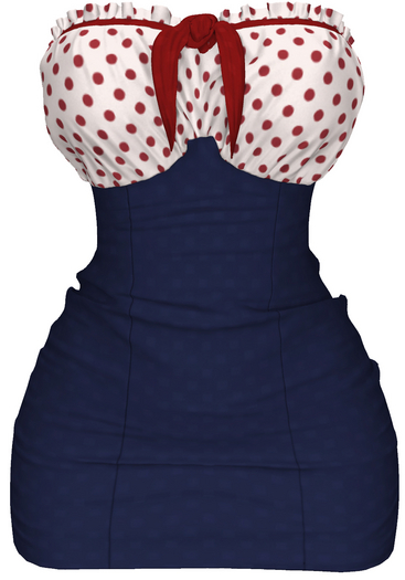 The Annex - Rhea Dress - Red White Blue
