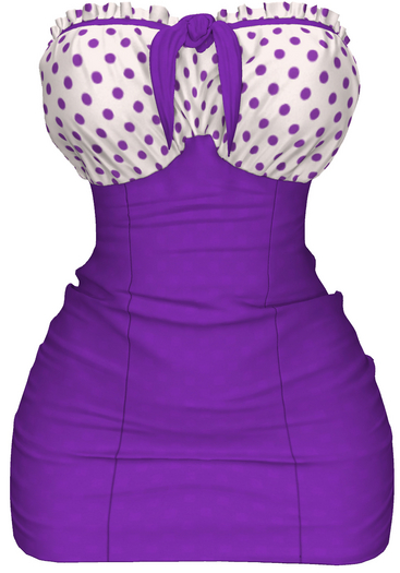 The Annex - Rhea Dress - Purple