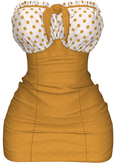 The Annex - Rhea Dress - Gold