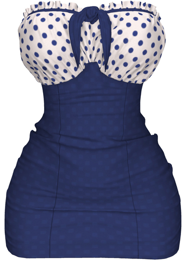 The Annex - Rhea Dress - Blue
